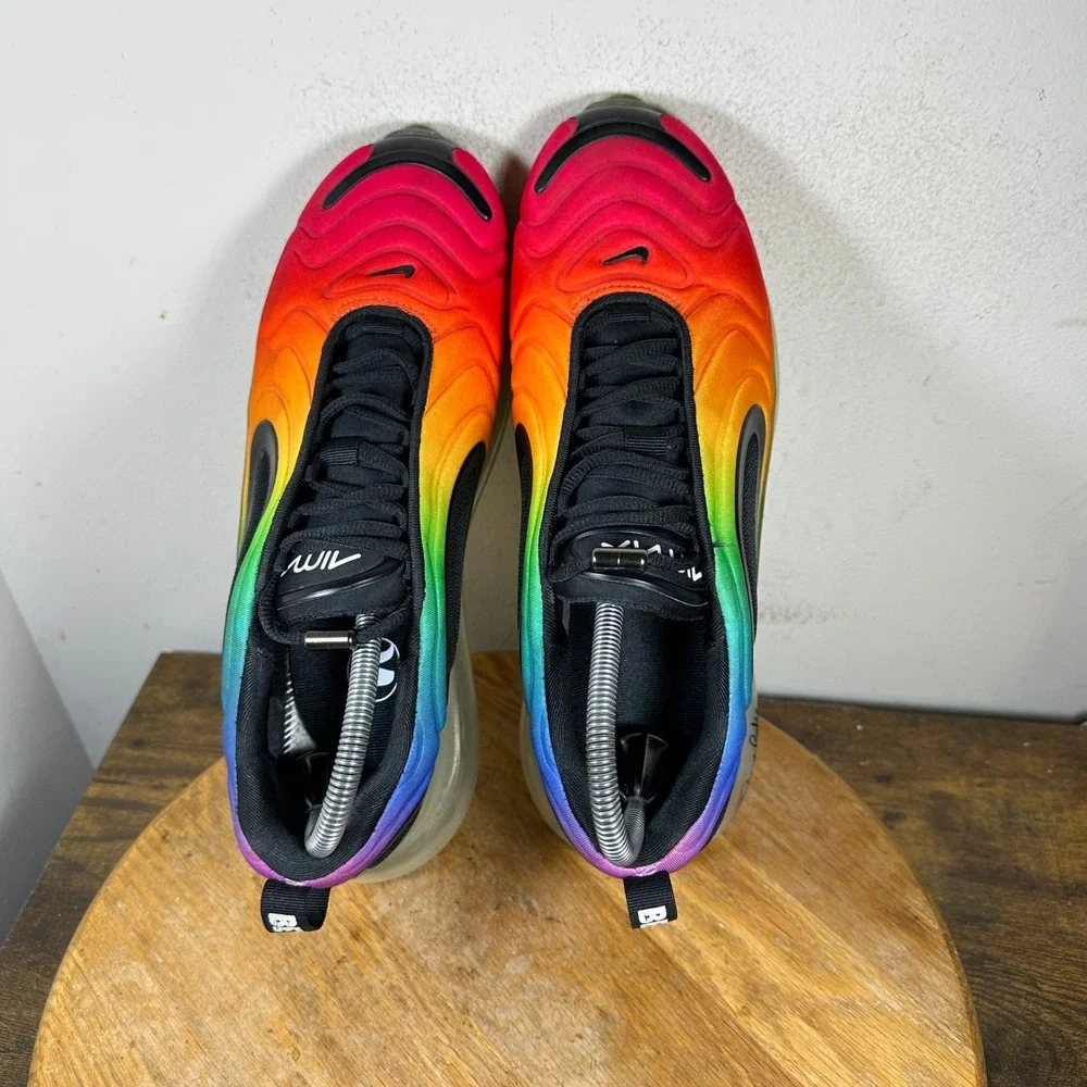 Nike Air Max 720 Be True Rainbow Multi Color CJ5472-900 Mens 9.5 Pride Sneakers